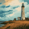 Lighthouse New Haven Scenic Diamond Painting