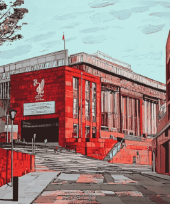 Liverpool Anfield Stadium Landscape Diamond Painting