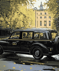 London Taxi Adventure Diamond Painting