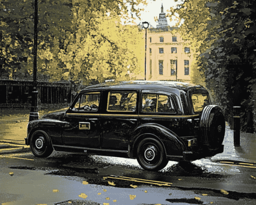 London Taxi Adventure Diamond Painting