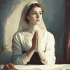 Lonely Lady Vintage Diamond Painting