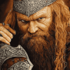 Lord of the Rings Gimli Diamond Painting