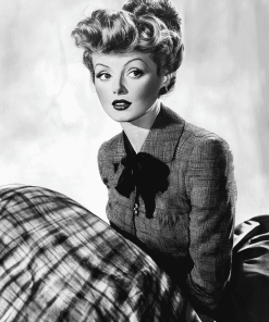 Lucille Ball Black And White Diamond Painting