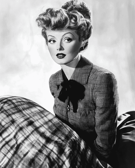 Lucille Ball Black And White Diamond Painting