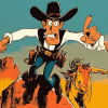 Lucky Luke Cartoon Diamond Painting