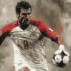 Luis Figo Legendary Footballer Diamond Painting