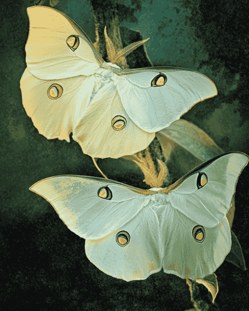 Luna Moth Butterfly Diamond Painting