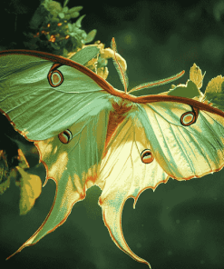 Luna Moth Insect Diamond Painting