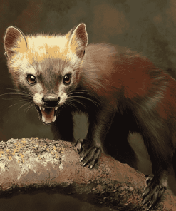 Mad Marten Wild Animals Diamond Painting