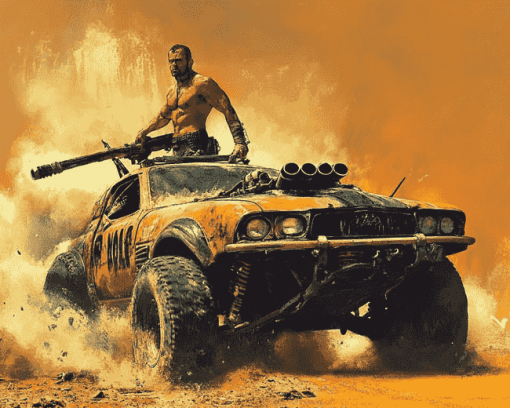 Mad Max Action Movies Diamond Painting