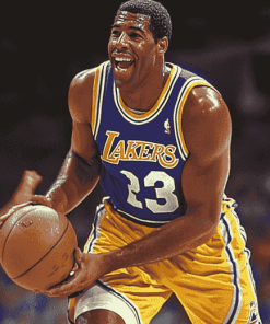 Magic Johnson Basketball Legend Diamond Painting