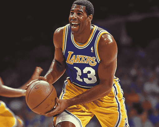 Magic Johnson Basketball Legend Diamond Painting