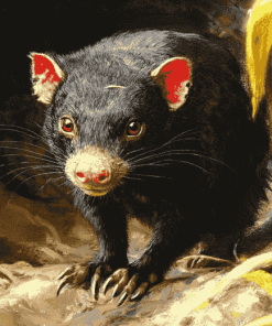 Majestic Tasmanian Devil Diamond Painting