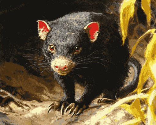 Majestic Tasmanian Devil Diamond Painting