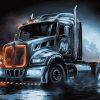 Man Truck Engines Diamond Painting