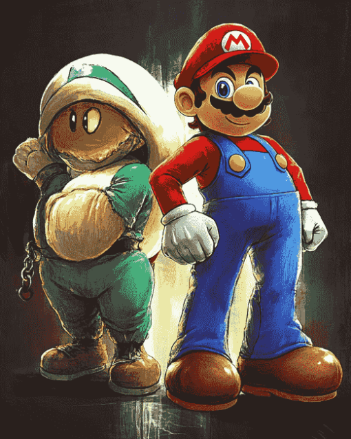 Mario and Luigi Gaming Diamond Painting