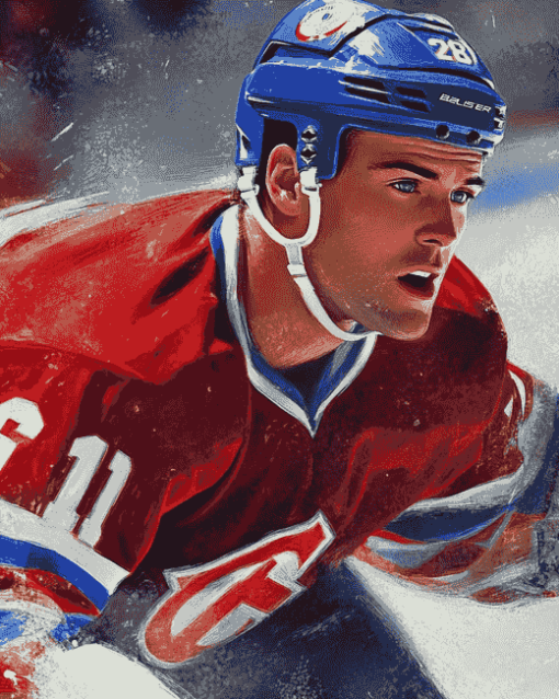 Mark Messier Ice Hockey Legend Diamond Painting