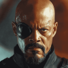 Marvel Superhero Nick Fury Diamond Painting