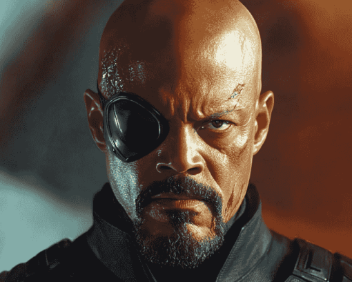 Marvel Superhero Nick Fury Diamond Painting