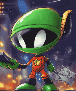 Marvin Martian Cartoons Diamond Painting