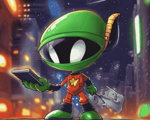 Marvin Martian Cartoons Diamond Painting