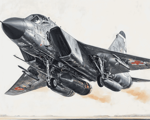 McDonnell Douglas F4 Jet Diamond Painting