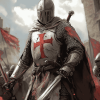 Medieval Crusader Warrior Diamond Painting