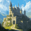 Medieval Fantasy Castle Diamond Painting