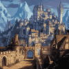 Medieval Fantasy Castle Diamond Painting