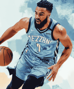 Memphis Grizzlies Basketball Stars Diamond Painting