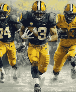 Michigan Football Stars Diamond Painting