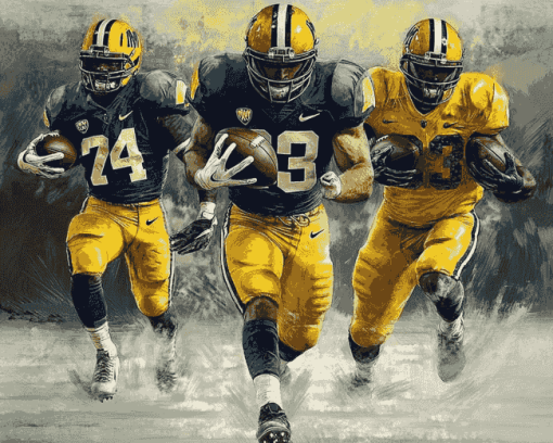 Michigan Football Stars Diamond Painting