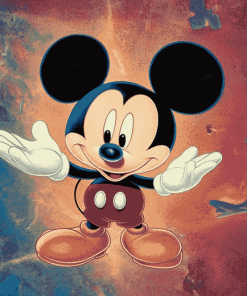 Mickey Mouse Fantasy Animation Diamond Painting