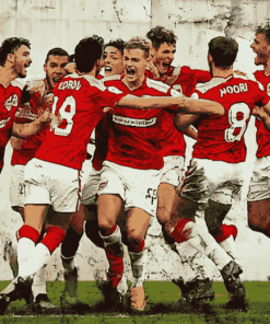 Middlesbrough Football Team Diamond Painting