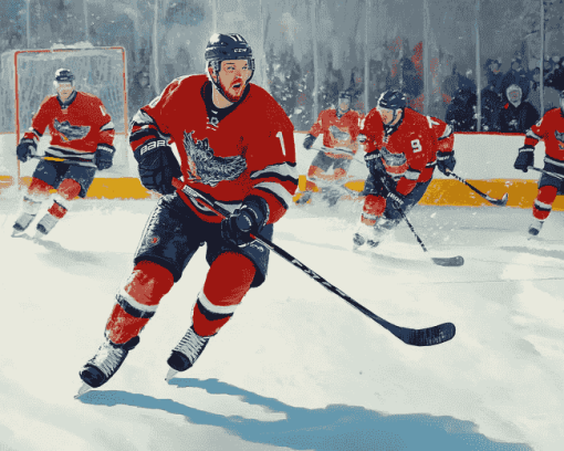 Mike Green Ice Hockey Diamond Painting