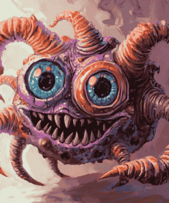 Monster Beholder Creature Diamond Painting