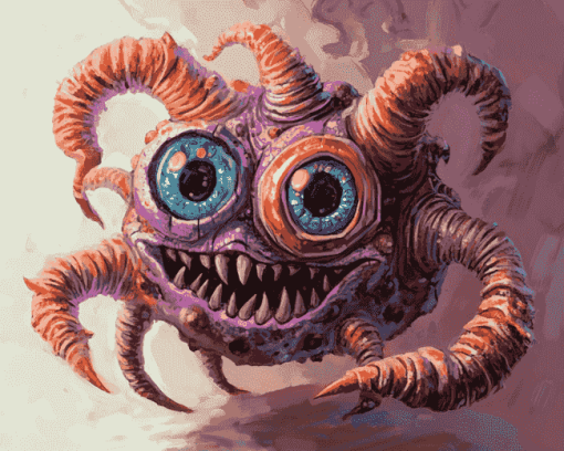 Monster Beholder Creature Diamond Painting