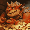 Monster Coin Treasure Diamond Painting