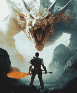 Monster Hunter Action Movies Diamond Painting