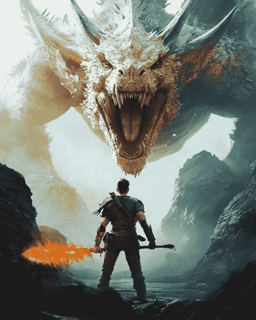 Monster Hunter Action Movies Diamond Painting