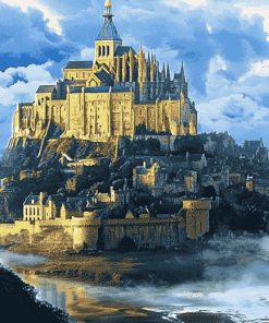 Mont Saint Michel Castle Diamond Painting