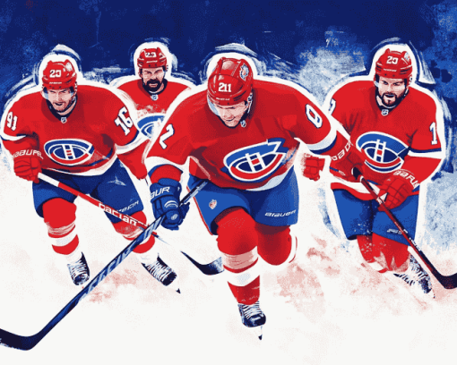 Montreal Canadiens Hockey Diamond Painting