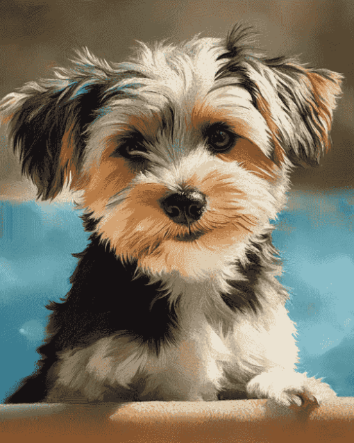 Morkie Puppy Diamond Painting