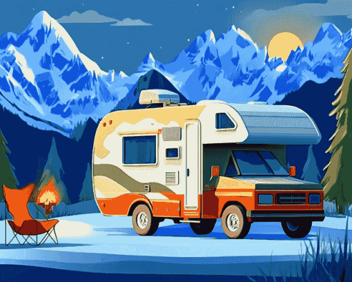 Motor Home Adventure Diamond Painting