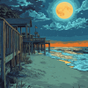 Myrtle Beach Animation Diamond Painting