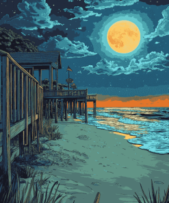 Myrtle Beach Animation Diamond Painting