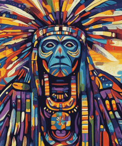 Native American Abstract Diamond Painting