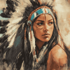 Native American Vintage Diamond Painting