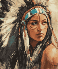 Native American Vintage Diamond Painting