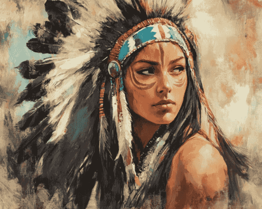 Native American Vintage Diamond Painting